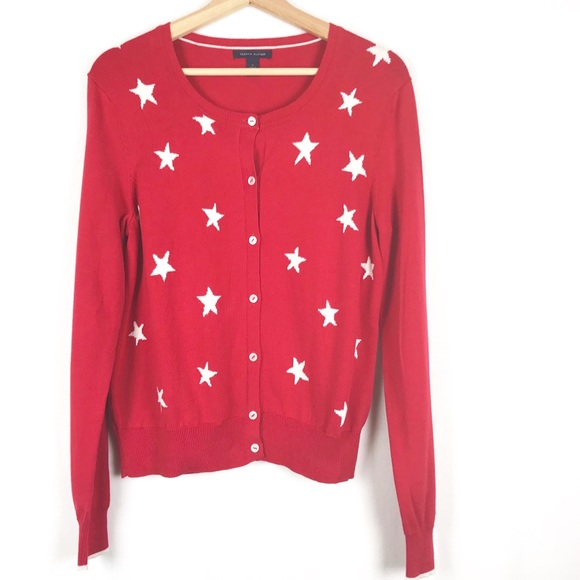 Tommy Hilfiger Sweaters - Tommy Hilfiger Cardigan Sweater Size M Women Red